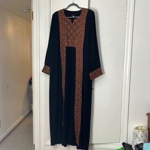 Never worn black traditional garb